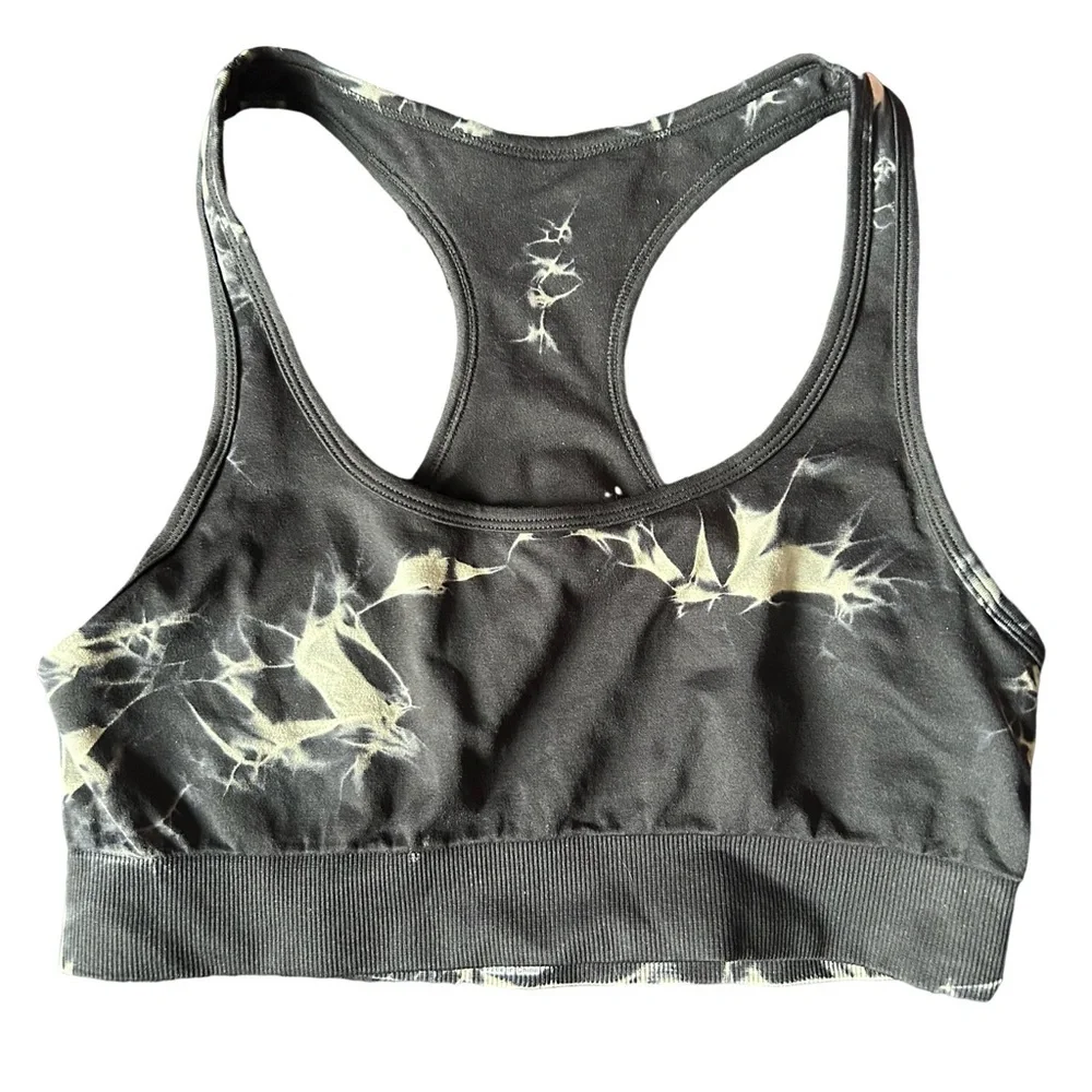 Tie-Dye Sports Bra and Shorts Set NWOT - Picture 3 of 8